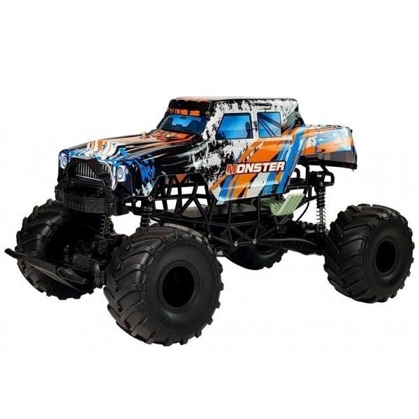 Nuotoliniu būdu visureigis 1:6 2.4G 4x4 oranžinis 57cm 2