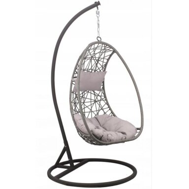 Pakabinamas Krėslas Egg Silver