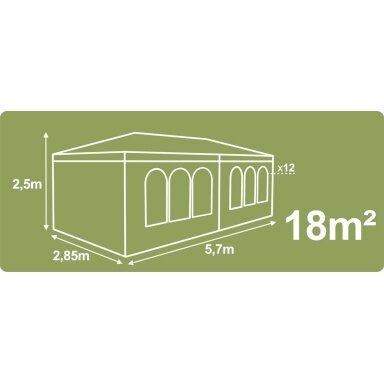 Palapinė renginiams 3x6 m