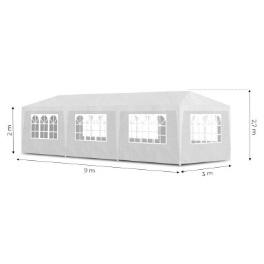 Palapinės Renginiams 3x9 m
