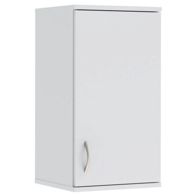 Paprasta biuro spinta su durelėmis S55 White