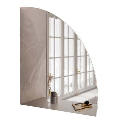 Pakabinamas veidrodis QUINNIE su LED apšvietimu, 80 × 95 cm, dešininis Pakabinamas veidrodis QUINNIE su LED apšvietimu, 80 × 95 cm, dešininis