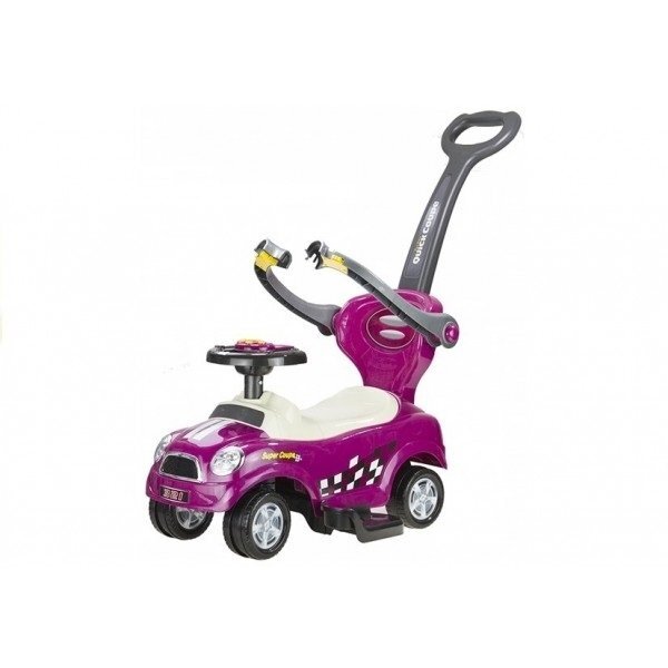 Paspiriama mašinėlė Coupe su stūmimo rankena Violetinė 2