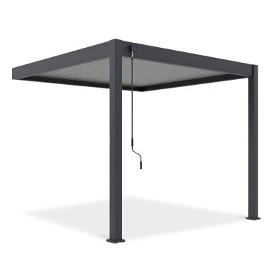 Pergolė ELEGANCE WALL 3x3 Anthracite/Light Grey - Gutroof