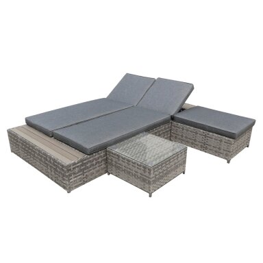 Pinta sofa-lova DIABOLICO Pilkas melanžas