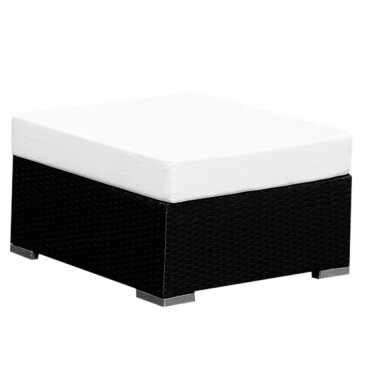 Pintas pufas FOOTSTOOL Juodas