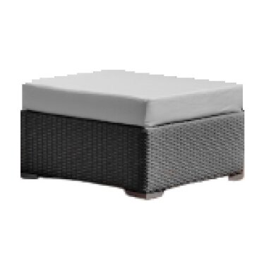 Pintas pufas FOOTSTOOL Pilkas