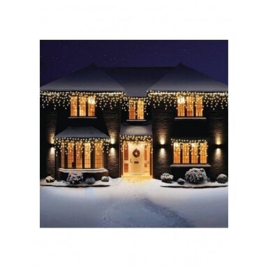 Profesionali AdamLights lauko girlianda varvekliai IP67, 108 LED, 300 x 50 cm Profesionali AdamLights lauko girlianda varvekliai IP67, 108 LED, 300 x 50 cm
