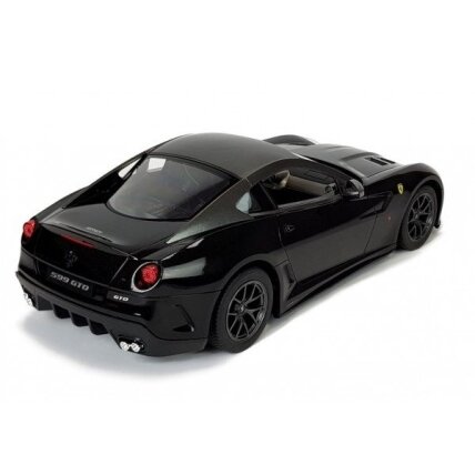Pultu valdomas automobilis Ferrari 599 GTO Rastar 1:14, juodos spalvos 3