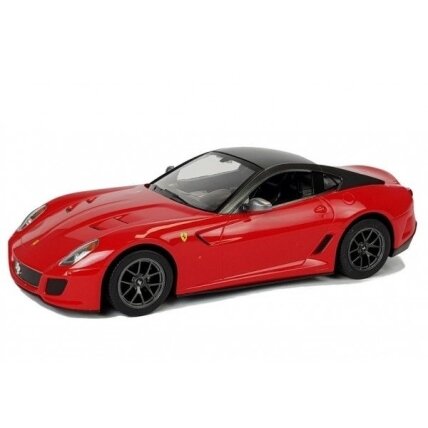 Pultu valdomas automobilis Ferrari 599 GTO Rastar 1:14, raudonos spalvos 4