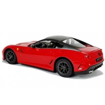 Pultu valdomas automobilis Ferrari 599 GTO Rastar 1:14, raudonos spalvos 3