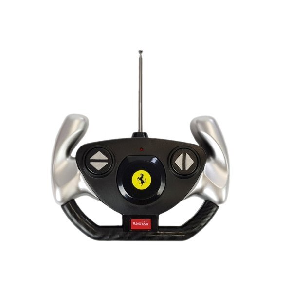 Pultu valdomas automobilis Ferrari 599 GTO Rastar 1:14, juodos spalvos 6