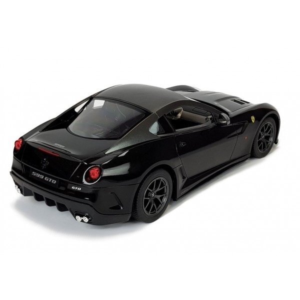 Pultu valdomas automobilis Ferrari 599 GTO Rastar 1:14, juodos spalvos 3