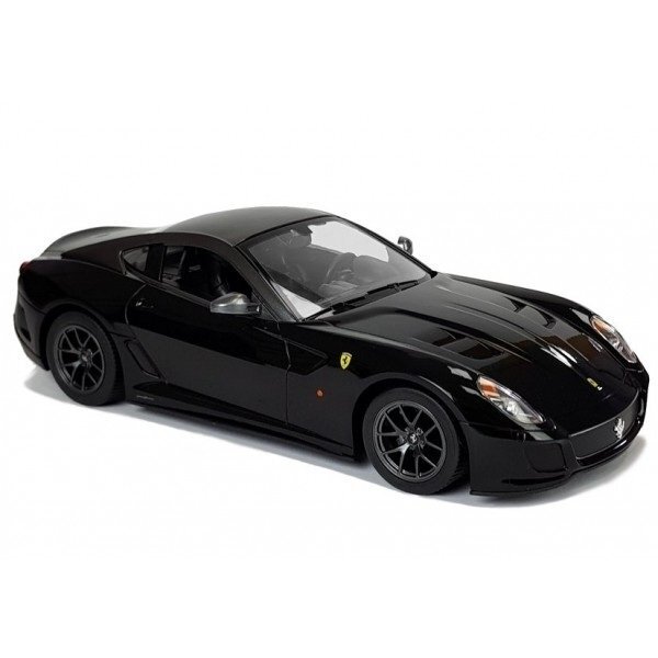 Pultu valdomas automobilis Ferrari 599 GTO Rastar 1:14, juodos spalvos 2