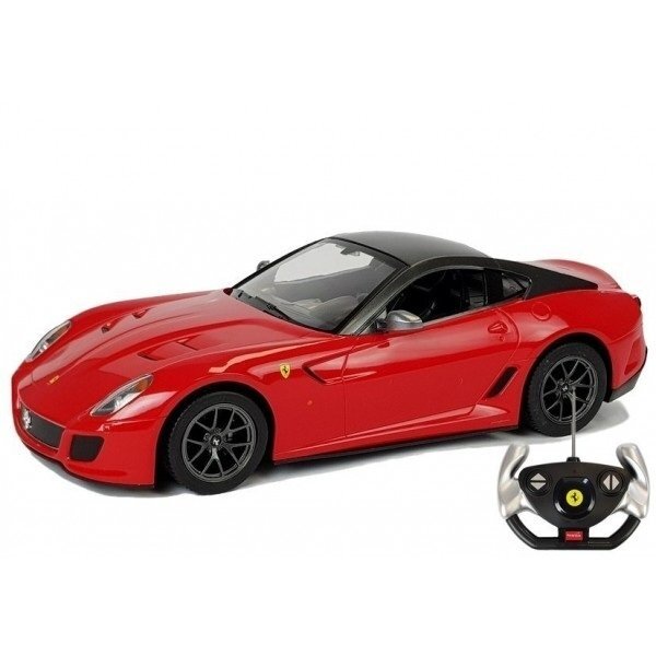 Pultu valdomas automobilis Ferrari 599 GTO Rastar 1:14, raudonos spalvos 1 Pultu valdomas automobilis Ferrari 599 GTO Rastar 1:14, raudonos spalvos 1