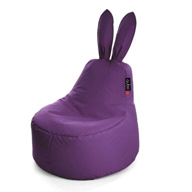 Qubo™ Baby Rabbit Plum POP FIT sėdmaišis
