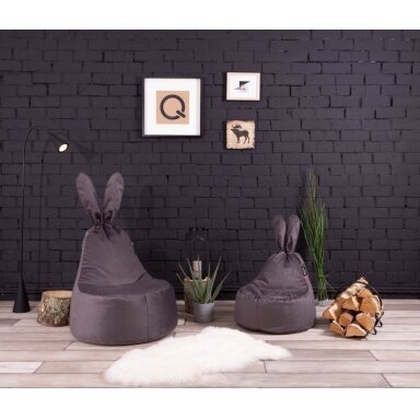 Qubo™ Baby Rabbit Reglisse VELVET FIT sėdmaišis