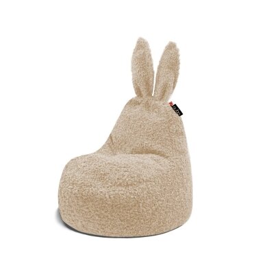 Qubo™ Baby Rabbit Wheat FLUFFY FIT sėdmaišis