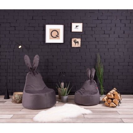 Qubo™ Baby Rabbit Crocus FLUFFY FIT sėdmaišis 5