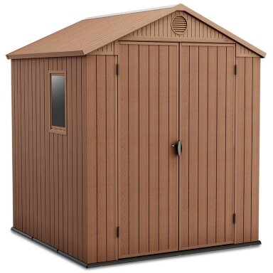 Sandėliukai įrankiams Darwin 6x6 Brown KETER 3.6m2