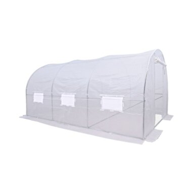 Šiltnamis 3x4,5x2 - 13.5m2 Baltas