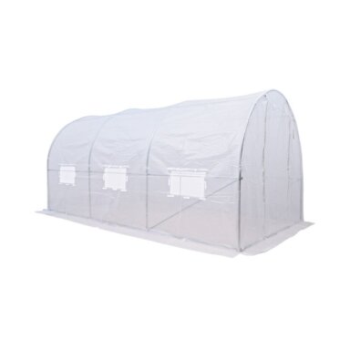 Šiltnamis 3x4,5x2 - 13.5m2 Baltas