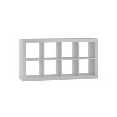 Šiuolaikinė knygų spinta Beatrix 2X4 White