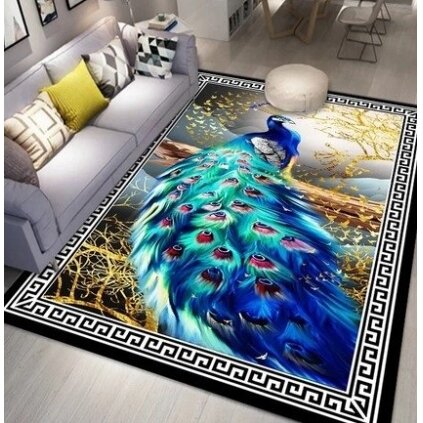 Šiuolaikinio stiliaus kilimas Peacock 140x200cm 2 Šiuolaikinio stiliaus kilimas Peacock 140x200cm 2
