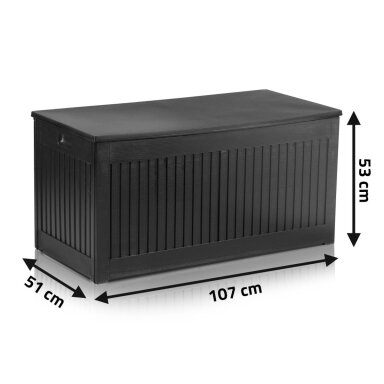 Skrynia 270 L juoda