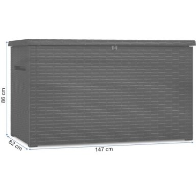 Skrynia JAVA BOX 850 L brown