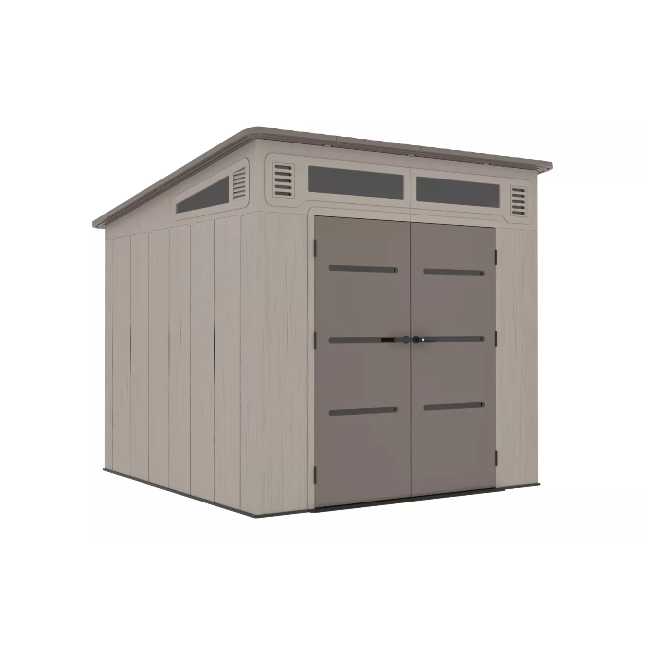 Sodo įrankių namelis CHESTER 8×8, rudas 2