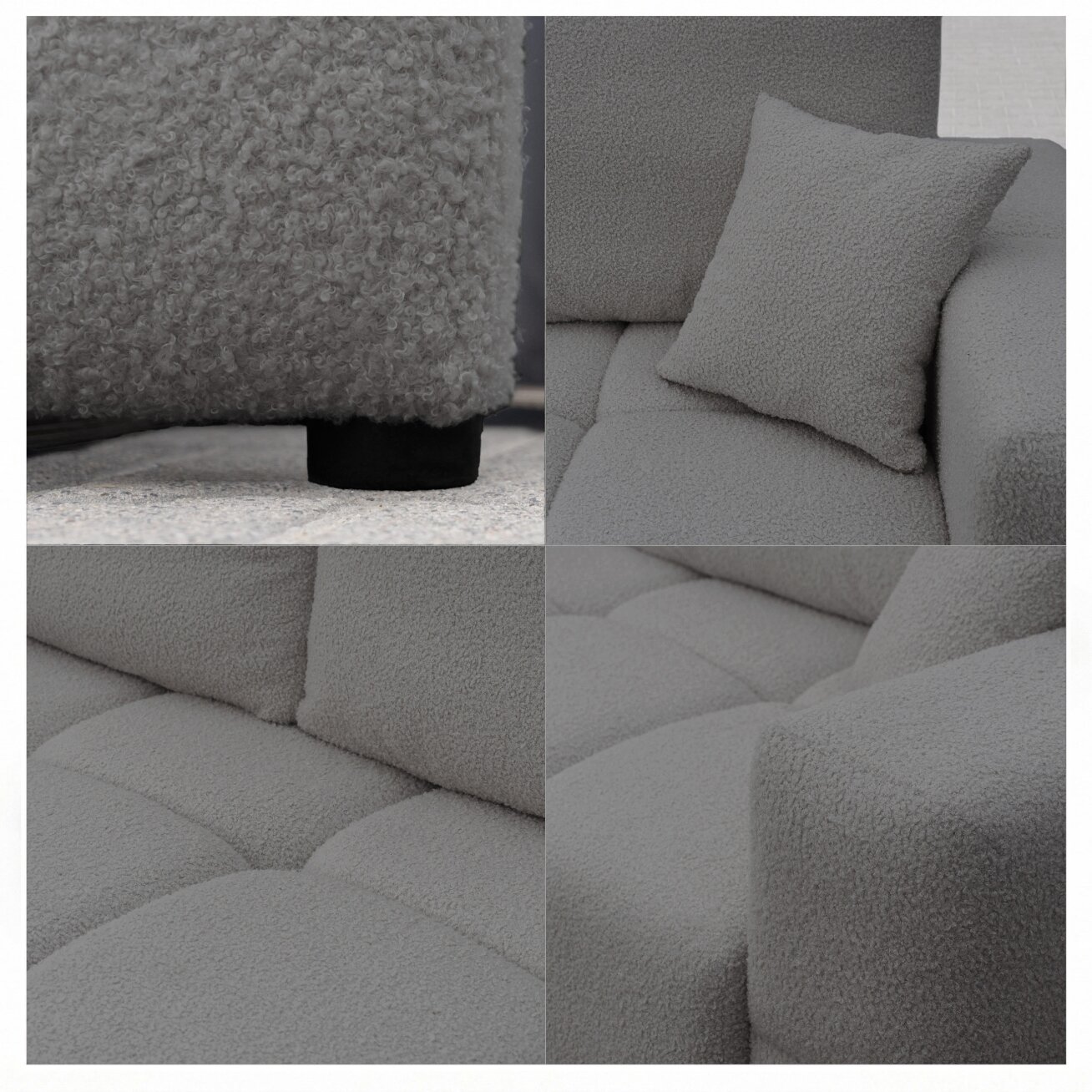 Sofa BUENO su miegojimo funkcija ir patalynės dėže Spalvos: Centaur 15 (grafitinis) 4