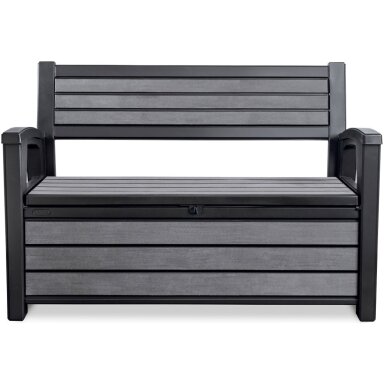 Sodo dėžė / suoliukas Keter HUDSON STORAGE BENCH 227L Grafito spalvos
