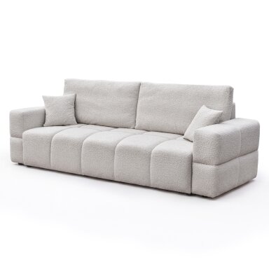 Sofa BUENO su miego funkcija ir patalynės dėže Spalva: Centaur 14 (pilka)