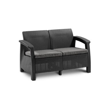 Sofa CORFU LOVE SEAT graphite