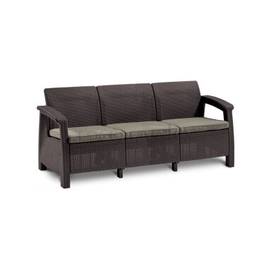 Sofa CORFU LOVE SEAT MAX brown