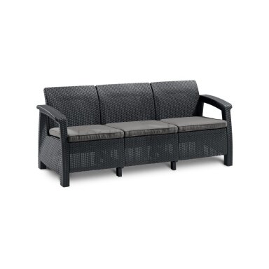 Sofa CORFU LOVE SEAT MAX graphite