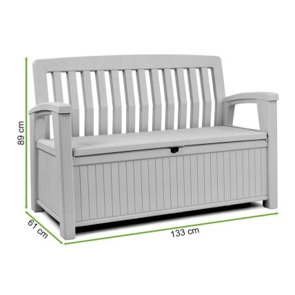 Sodo dėžė / suoliukas Keter PATIO BENCH 227L Rudos spalvos Sodo dėžė / suoliukas Keter PATIO BENCH 227L Rudos spalvos