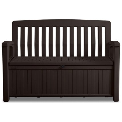 Sodo dėžė / suoliukas Keter PATIO BENCH 227L Rudos spalvos 6