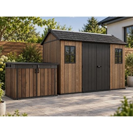 Sodo sandėliukas Keter Signature Apex 1175 Walnut, 8 m² 2