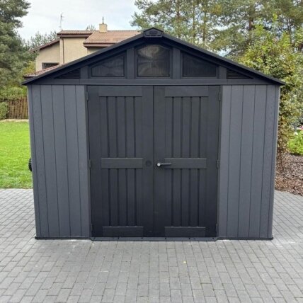 Sodo sandėliukas Keter Stronghold 10x8 Grey 7,4m2 Sodo sandėliukas Keter Stronghold 10x8 Grey 7,4m2