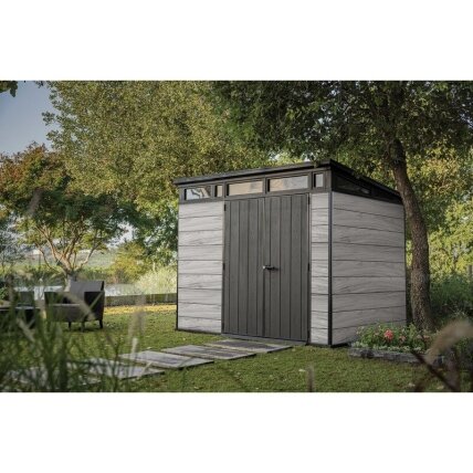 Sodo sandėliukas PENTHOUSE 9x7 STORM GREY KETER Sodo sandėliukas PENTHOUSE 9x7 STORM GREY KETER