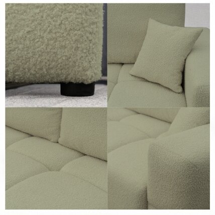 Sofa BUENO su miego funkcija ir patalynės dėže Spalvos: Centaur 13 (žalia) 4 Sofa BUENO su miego funkcija ir patalynės dėže Spalvos: Centaur 13 (žalia) 4