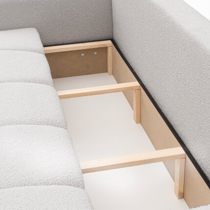 Sofa BUENO su miego funkcija ir patalynės dėže Spalva: Centaur 14 (pilka) 5 Sofa BUENO su miego funkcija ir patalynės dėže Spalva: Centaur 14 (pilka) 5