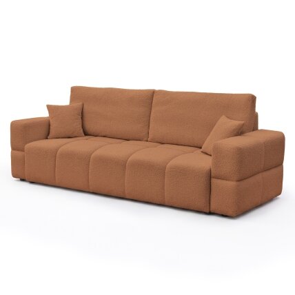 Sofa BUENO su miego funkcija ir patalynės dėže Spalvos: Centaur 06 (Oranžinė) 1 Sofa BUENO su miego funkcija ir patalynės dėže Spalvos: Centaur 06 (Oranžinė) 1