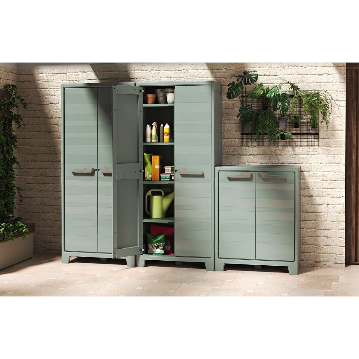 Spinta garažui Keter/Kis PLANET OUTDOOR LOW CABINET  2