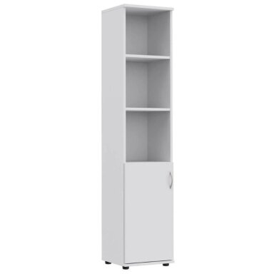 Spinta biurui su durimis S17 White