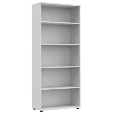 Spinta biurui su lentynomis ir durelėmis S4 White