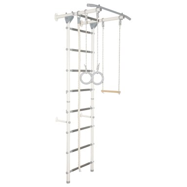 Sporto kompleksas (gimnastikos sienelė) JUNIOR ATLET LIGHT, balta-pilka, 220x55cm Sporto kompleksas (gimnastikos sienelė) JUNIOR ATLET LIGHT, balta-pilka, 220x55cm