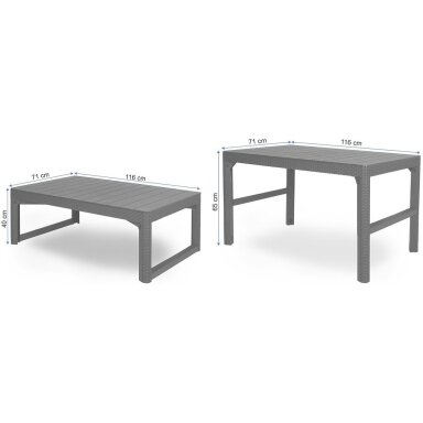 Stalas LYON brown
